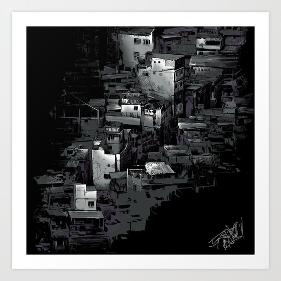 FAVELA Art Print