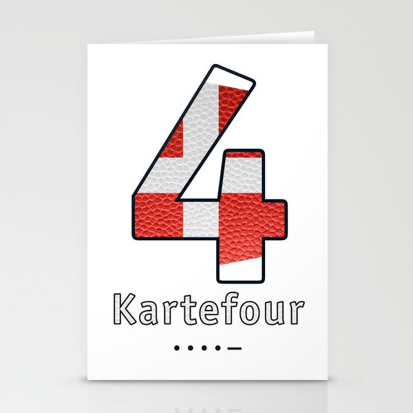 Kartefour - Navy Code Stationery Cards