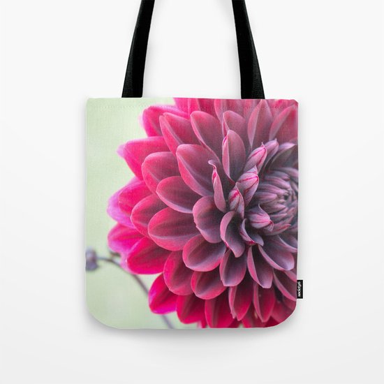 Burgundy Dawn Dahlia 2 Tote Bag