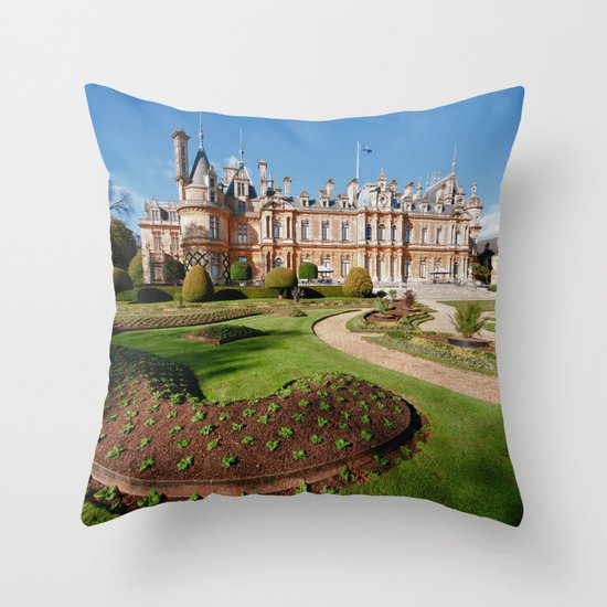 Waddesdon Manor Throw Pillow