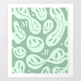 Minty Fresh Melted Happiness Art Print