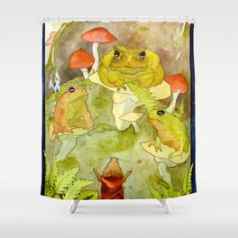 Toad Council Shower Curtain