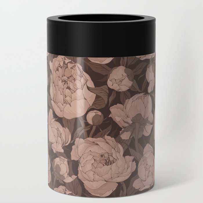 Blooming peonies 4 Can Cooler
