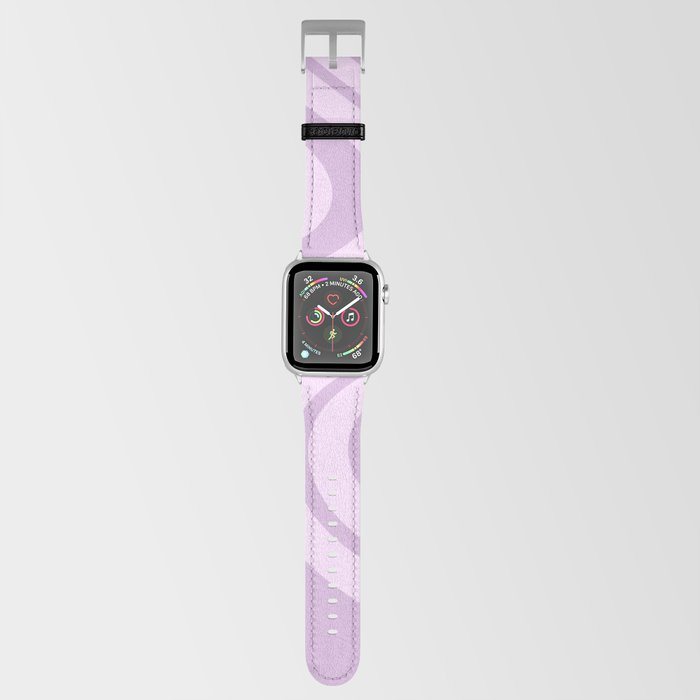 Swirl Marble Stripes Pattern (lavender) Apple Watch Band