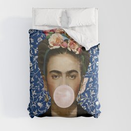 Frida Kahlo Medway Blowing Bubble gum Comforter