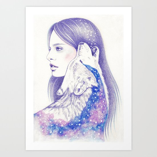 Cosmic Love Art Print