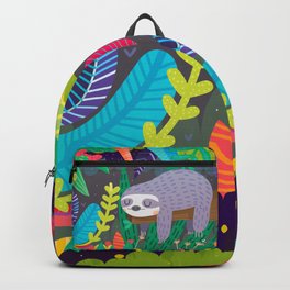 Sloth in nature Backpack
