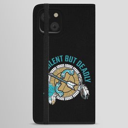 Crossbow Silent But Deadly Archery iPhone Wallet Case