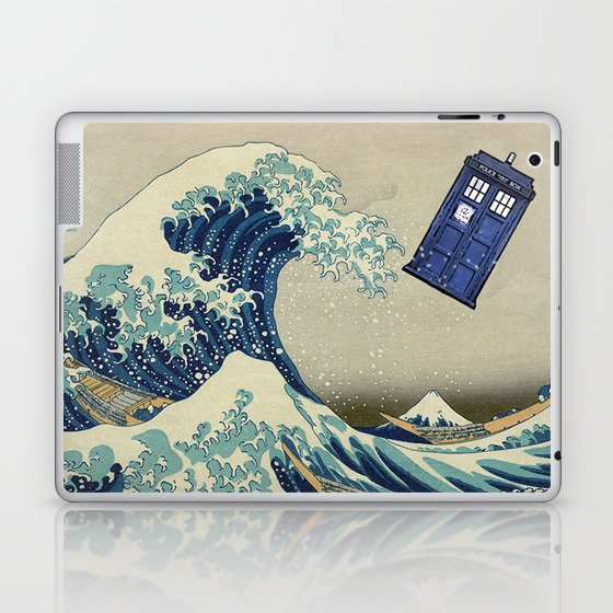 The Great Wave Doctor Who Laptop & iPad Skin