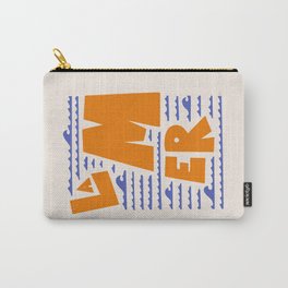 La Mer French Sea Carry-All Pouch | Curated, Typography, Graphicdesign, Vacation, French, Water, Wanderlust, Oceanbluewaves, Surf, Mer 