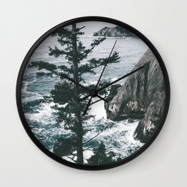 Oregon Coast VII Wall Clock | Oregon, Digital, Photo, Landscape, Pnw, Beach, Ocean, Pacificnorthwest, Color, Nature 