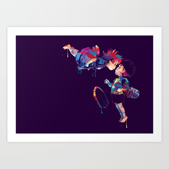 Ponyo Art Print