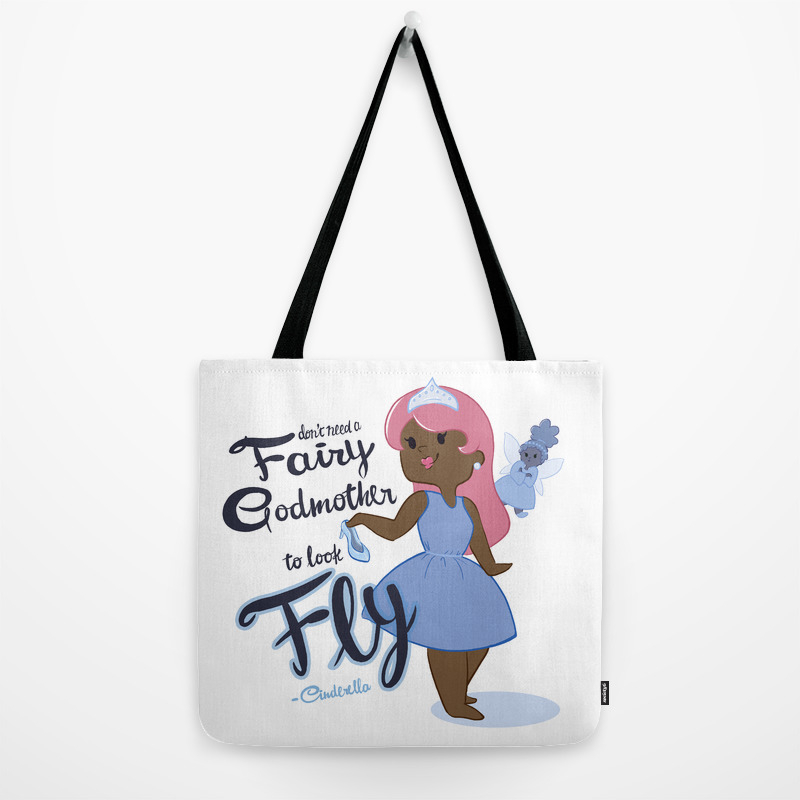 cinderella tote bag