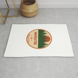 Manistee National Forest Area & Throw Rug