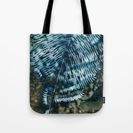 Persian Silk Tree Cyanotype Tote Bag