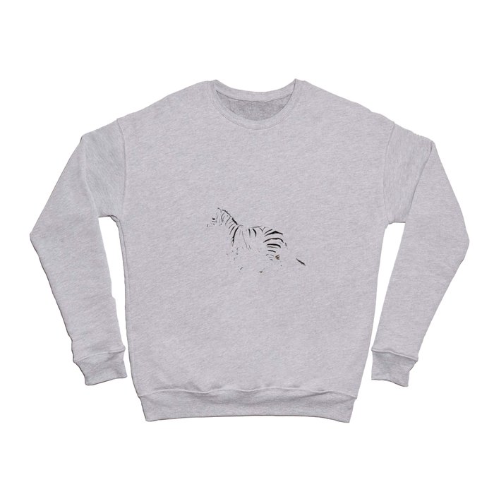 zebra Crewneck Sweatshirt