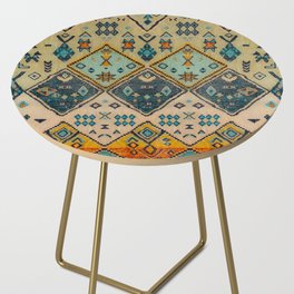 Boho Oriental Traditional Berber Handmade Moroccan Fabric Style Side Table