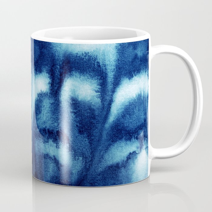 Art Deco Fancy Blue Coffee Mug by Elisabeth Fredriksson
