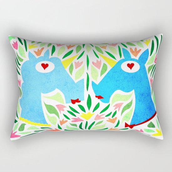 My Mind's Made Up Rectangular Pillow