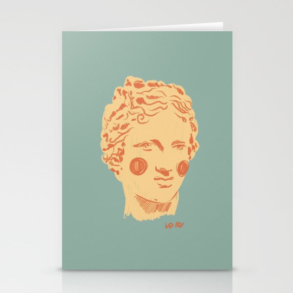 Ancient head #1 Stationery Cards