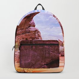 southwestern united states desert glow up tint landscape art nature photography Backpack