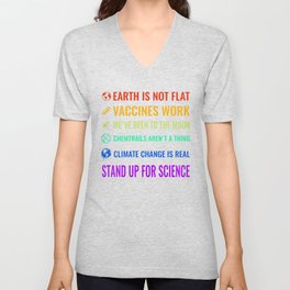 Stand up for science V Neck T Shirt