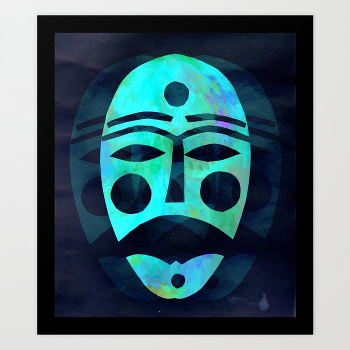 Mask Art Print