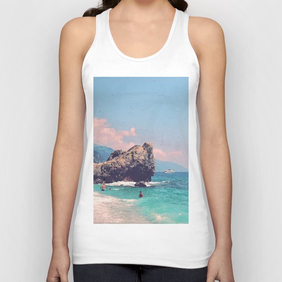 Like An Italian Riviera Postcard Unisex Tank Top