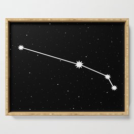 Aries Star Sign Night Sky Serving Tray