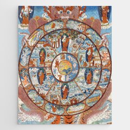 Wheel of Life Buddhist Thangka Jigsaw Puzzle