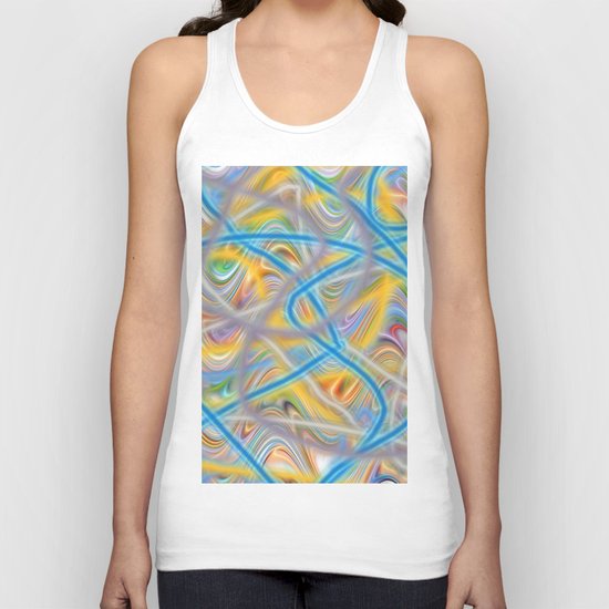 Satin Waves Unisex Tank Top