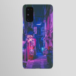 The Neon Alleyway Ghost Android Case