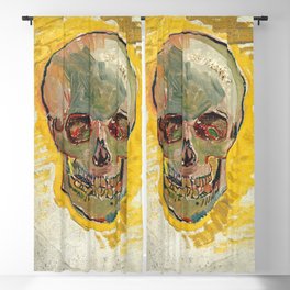Skull by Vincent van Gogh, 1887 Blackout Curtain