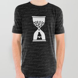 So Many Books So little Time All Over Graphic Tee
