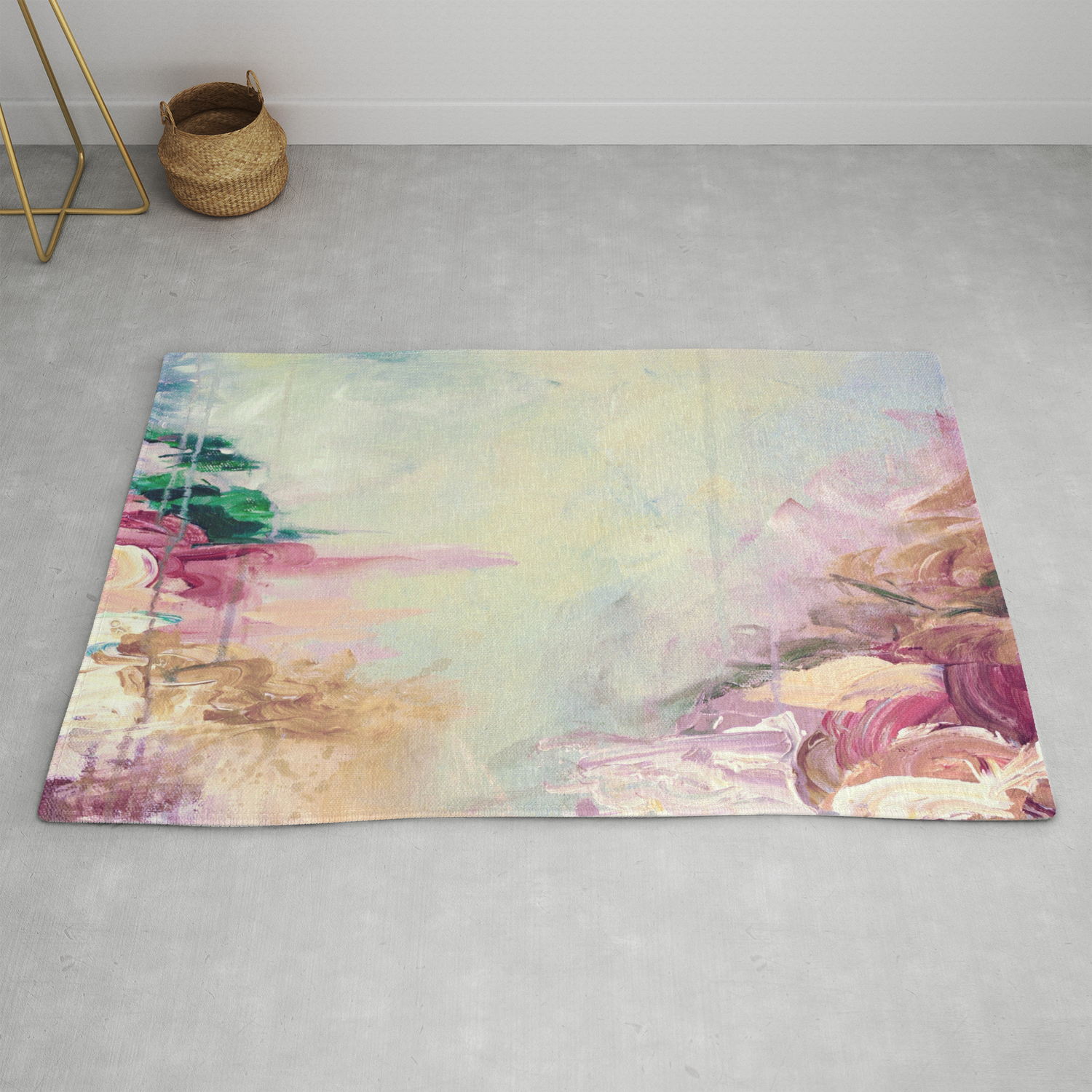 Winter Dreamland 1 Colorful Pastel Aqua Marsala Burgundy Cream