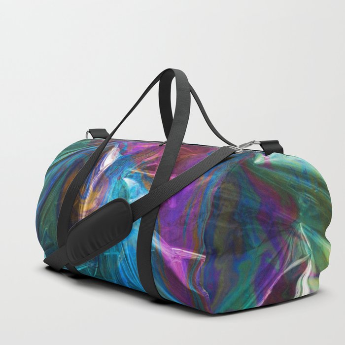 Iridescent shop duffle bag