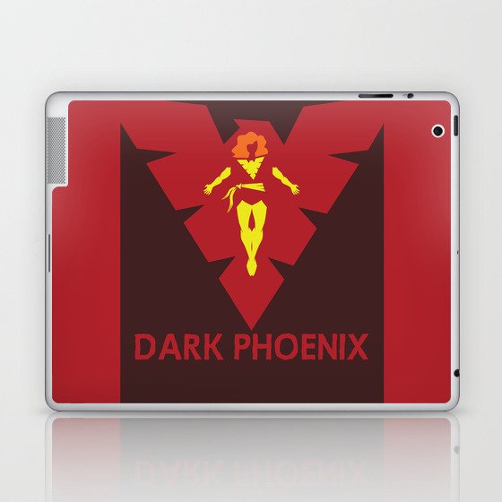 Darkly Rising From The Ashes Laptop & iPad Skin