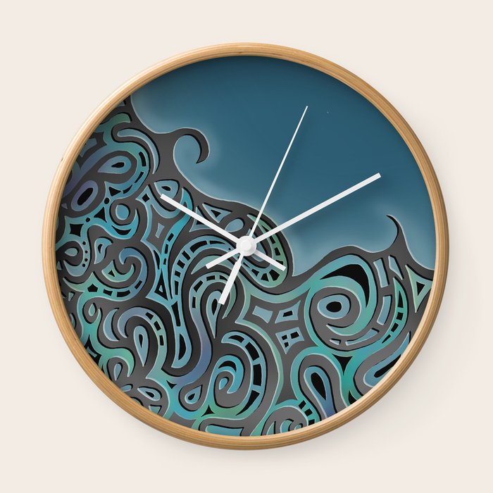 Coastal Glow Wall Clock By Jilla