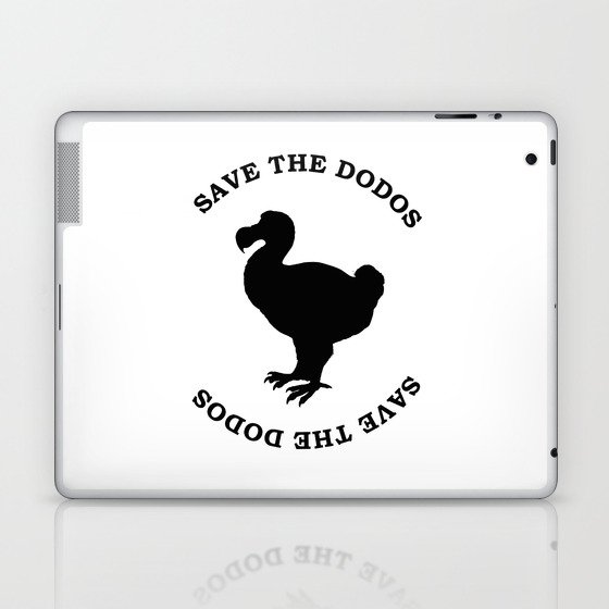 save the dodos Laptop & iPad Skin