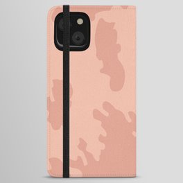 Soft Pink Cowhide Spots  iPhone Wallet Case