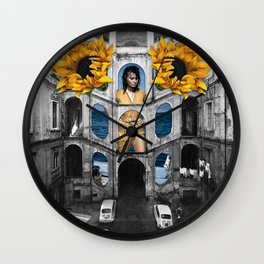 Sophia Loren in Naples, Italy. Wall Clock
