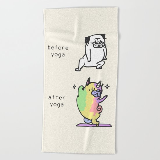 AFTER YOGA Beach Towel