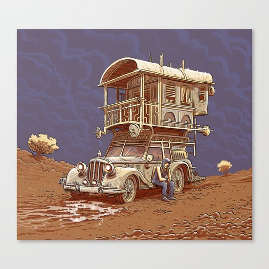 Auto-Stop Canvas Print