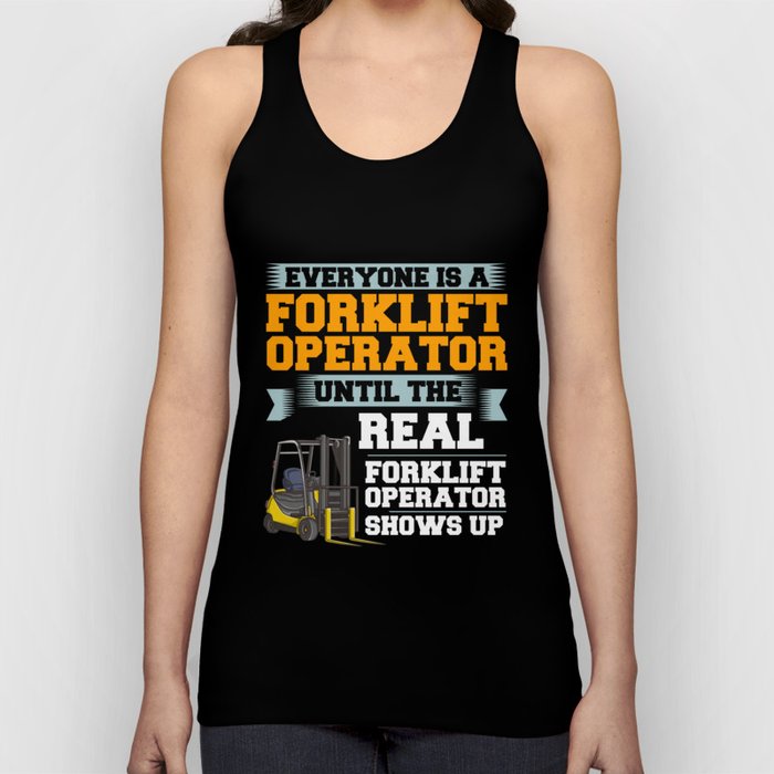 Forklift Operator Driver Lift Truck Training Tank Top