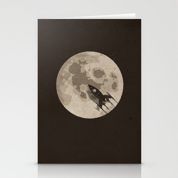 Around the Moon Stationery Cards