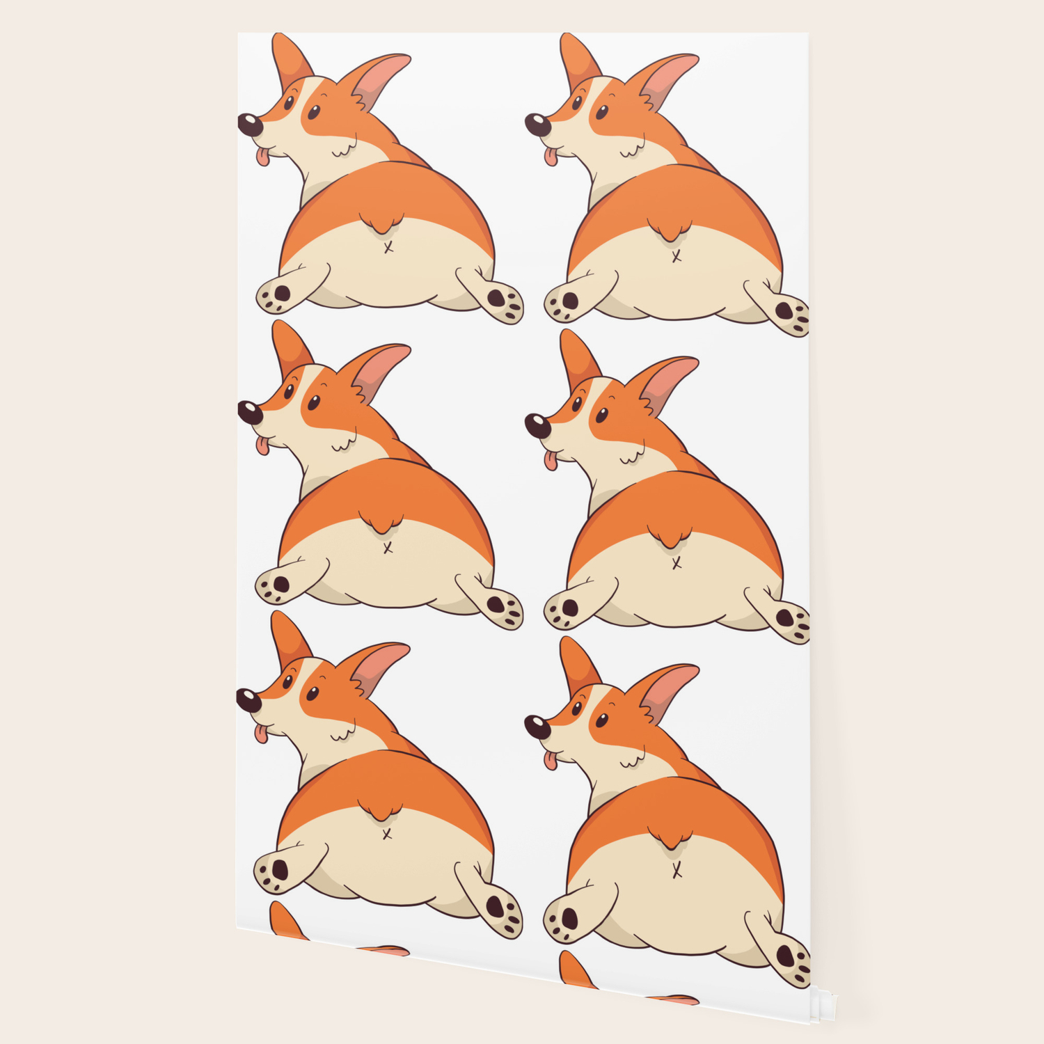Cute Corgi Wallpaper By Ashleyredmon Society6
