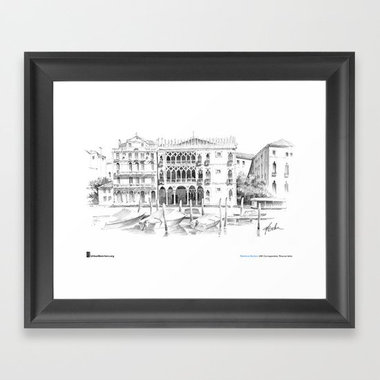 Matthew Brehm, "Venezia Ca dOro" Framed Art Print