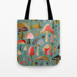 Mushroom Collection – Mint Tote Bag