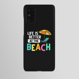 Retirement Beach Retired Summer Waves Party Android Case
