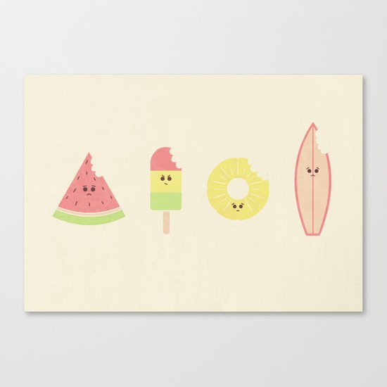 Summer Sucks Canvas Print